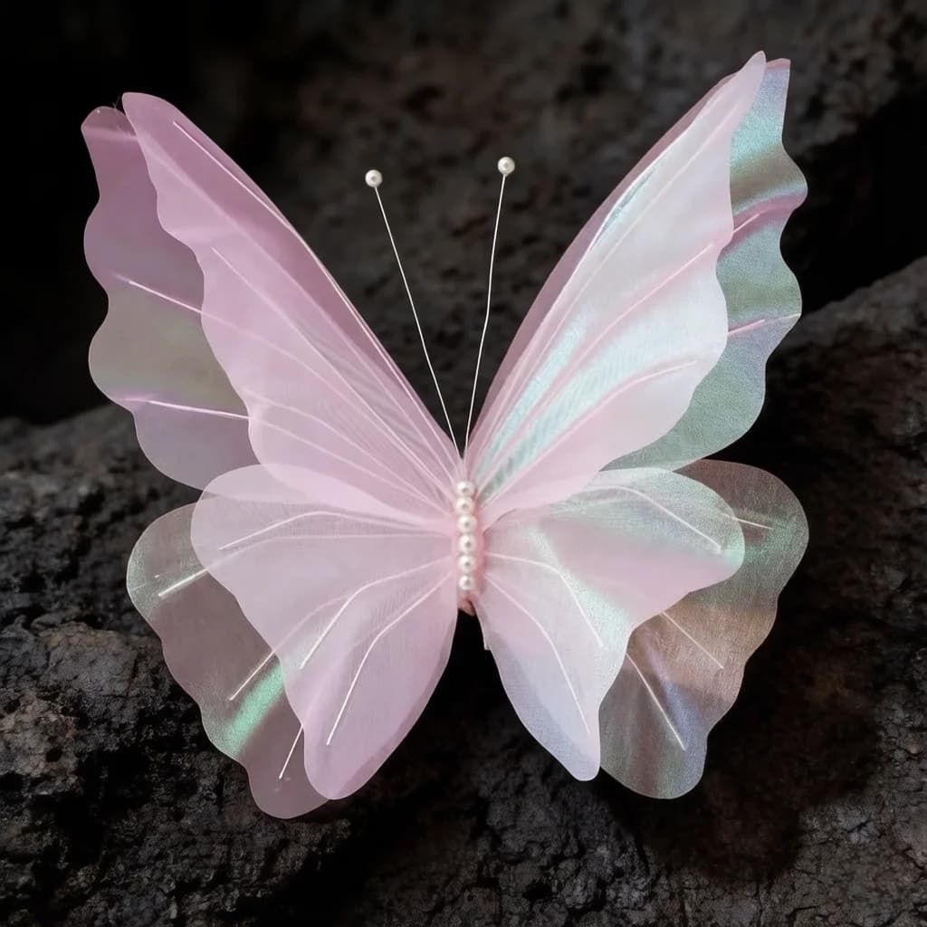 Nouveau papillon fait main de 50 cm / 20 pouces, polyvalent pour la décoration intérieure, les maria