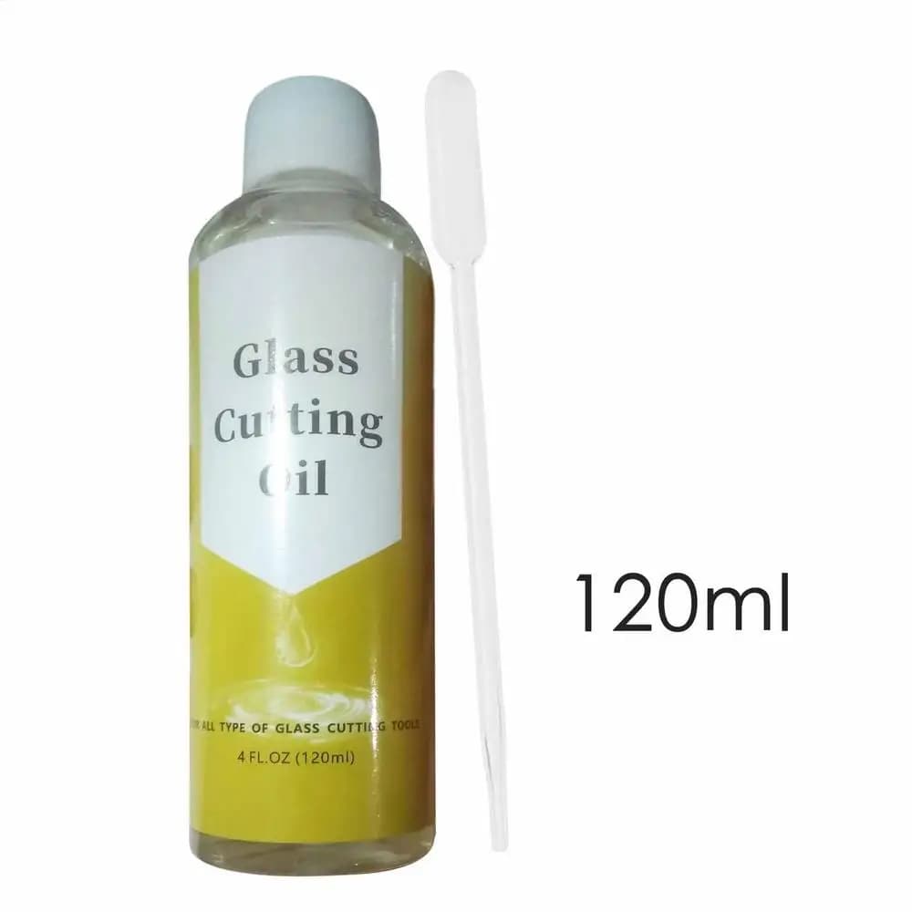 Huile de coupe de verre de 118ml, facile à nettoyer pour la rupture de vitrail, de verre fondu, de v