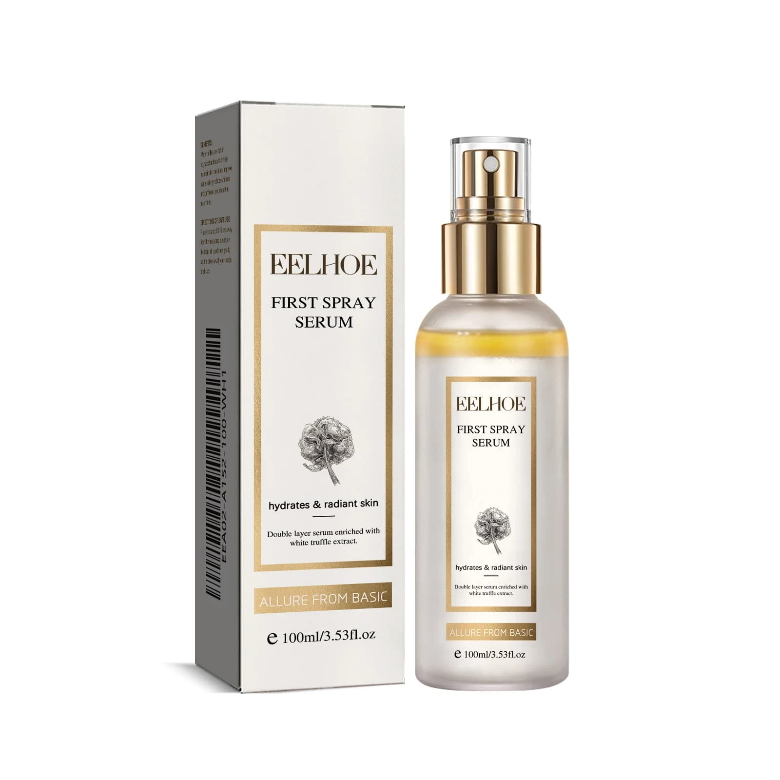 Spray hydratant à la truffe blanche, brume hydratante pour le visage, hydratant, resserre les pores,