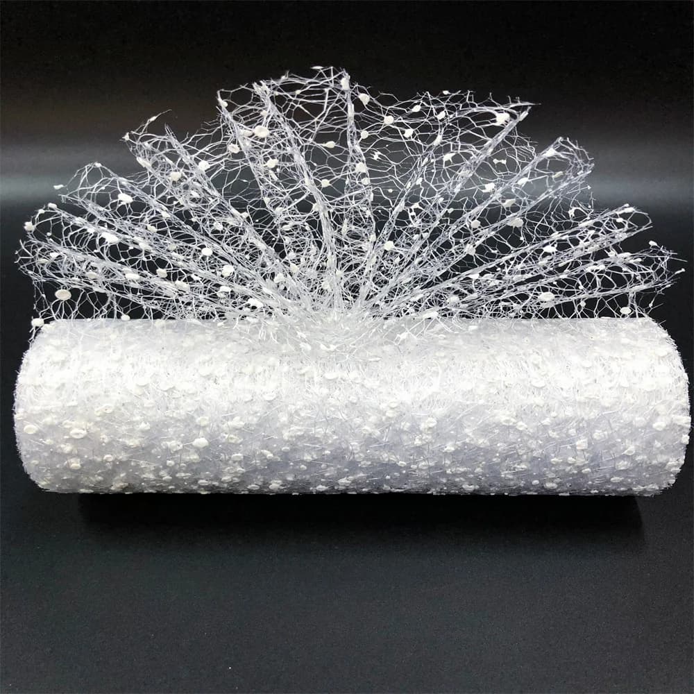 Rouleau de Tulle Floral, décoration de tête de neige, cadeaux de réception-cadeau pour bébé, artisan