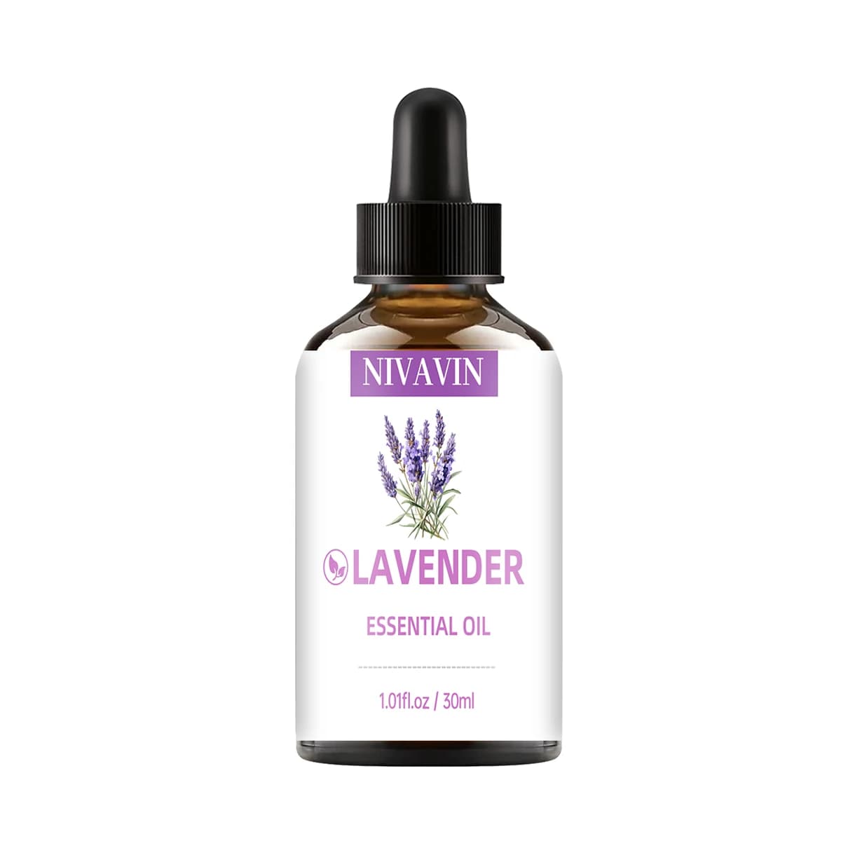 NIVAVIN Huile Essentielle de Lavande 30ml/60ml/100ml, naturellement extraite des plantes, parfum ric