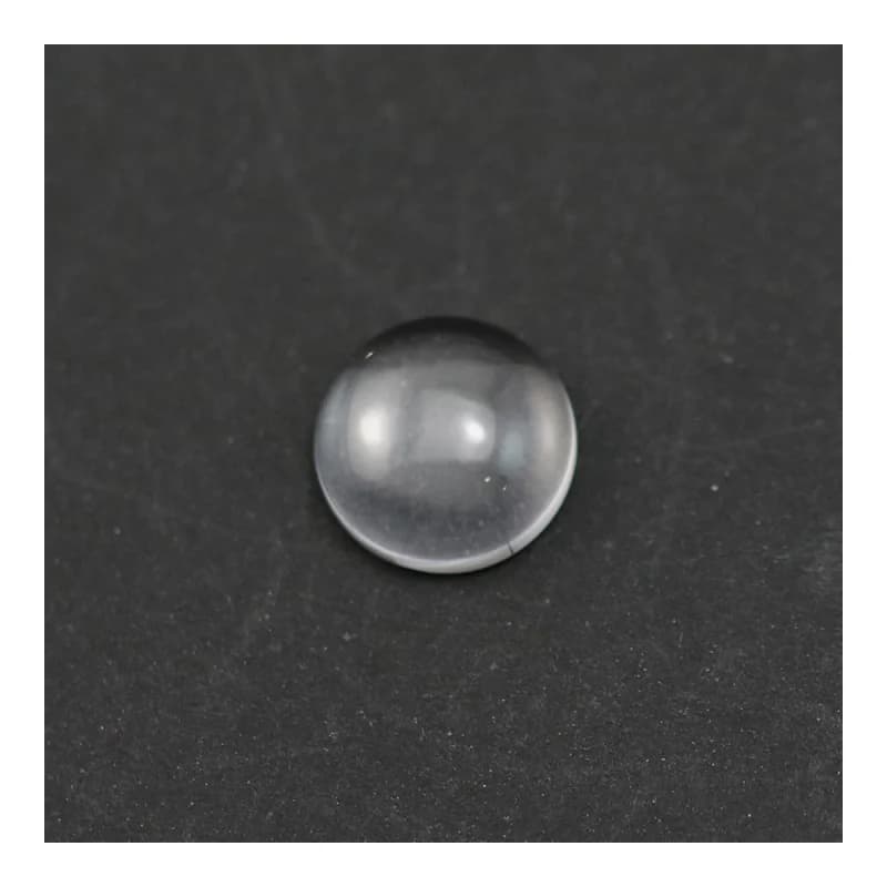 5 pièces de pierres rondes en cristal de roche de 4 à 16 mm, cabochons, pierres en vrac pour la fabrication de bijoux, anneaux, pendentifs, bricolage