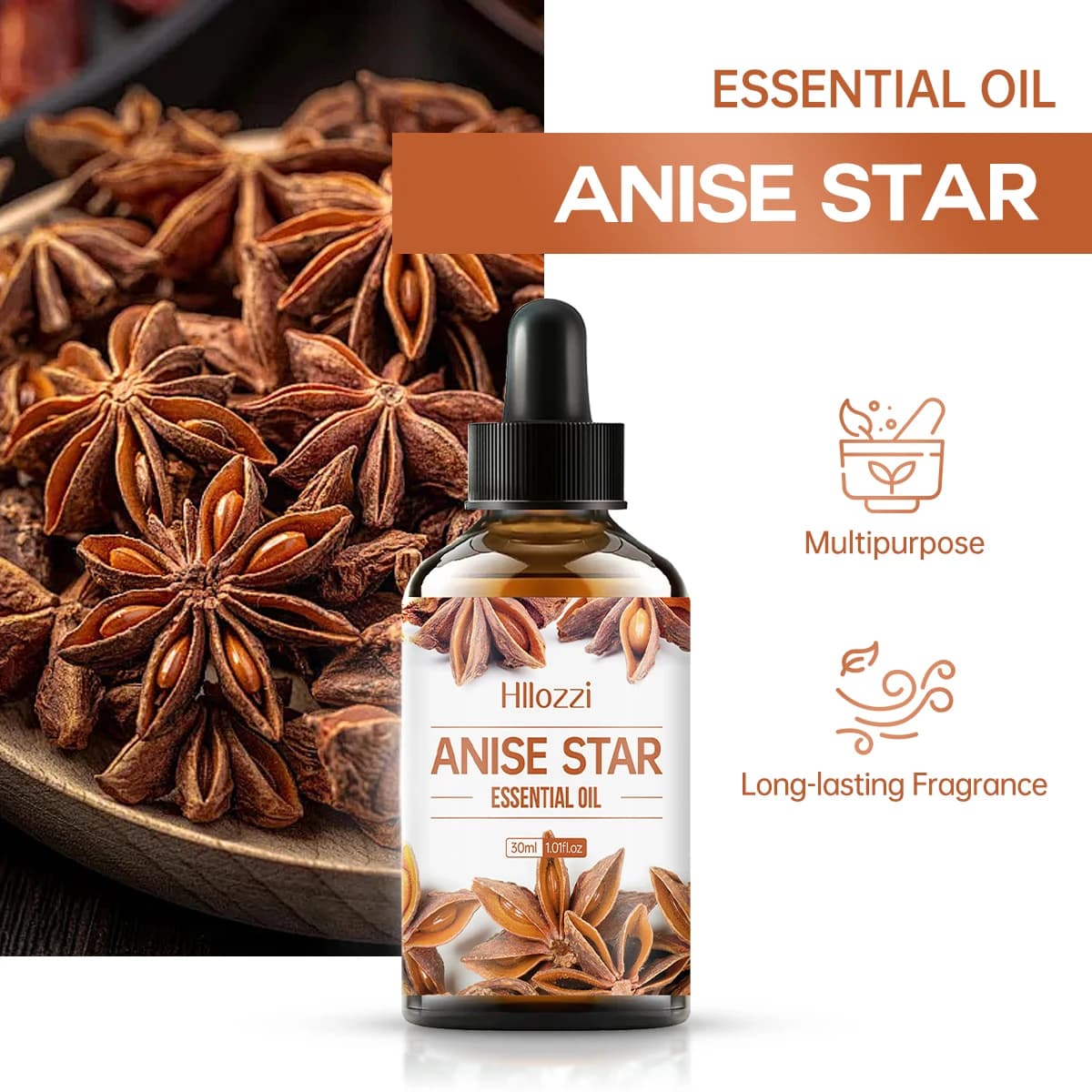 L'huile essentielle d'anis étoilé