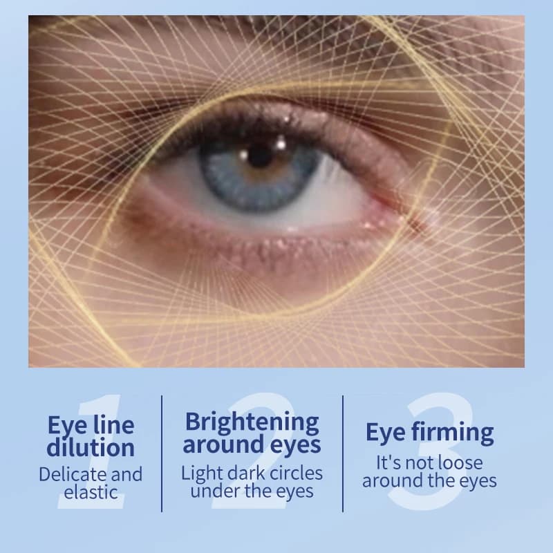OCHEAL crème de Massage électrique pour les yeux acide hyaluronique raffermissant estompe les ridules Gel de soin