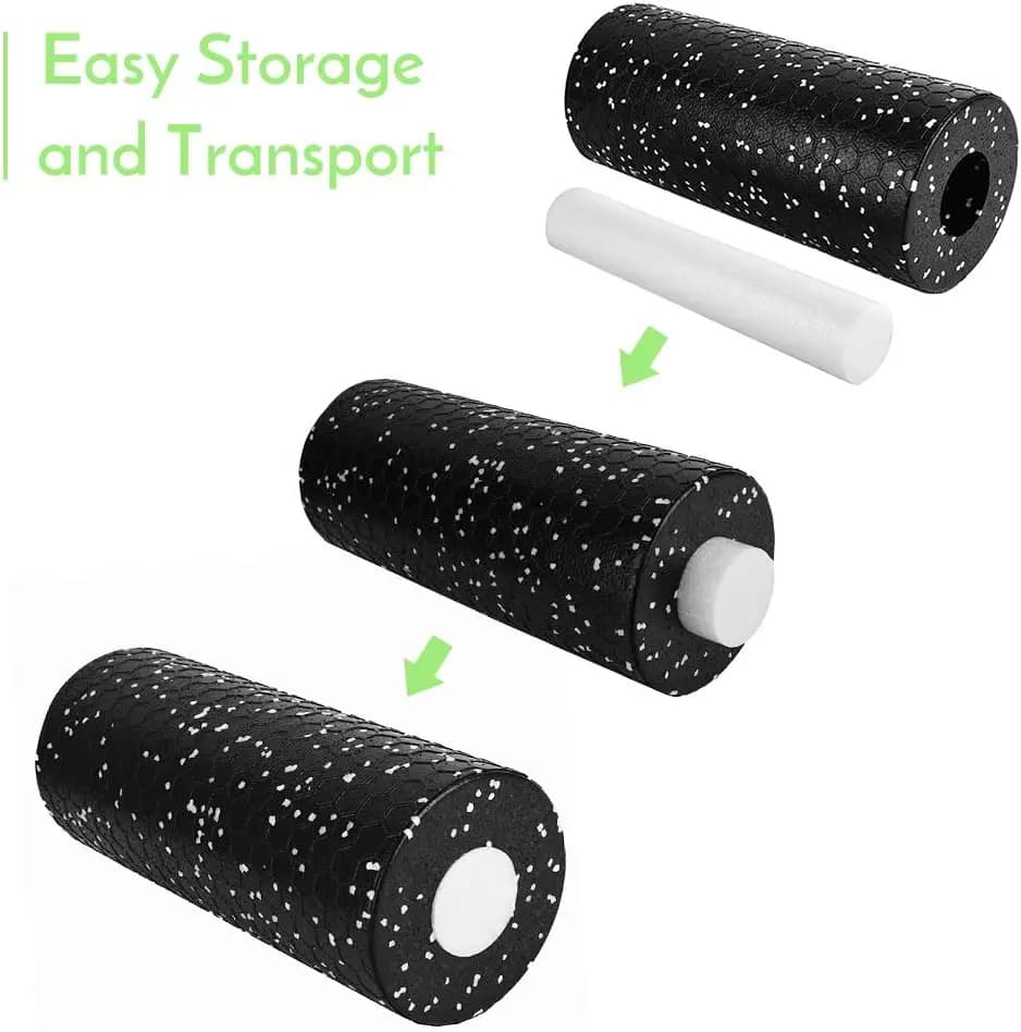 IkSet-Rouleau de Yoga en mousse EPP à haute densité, accessoire de massage et de relaxation pour exercices de fitness, de gymnastique et de nuit