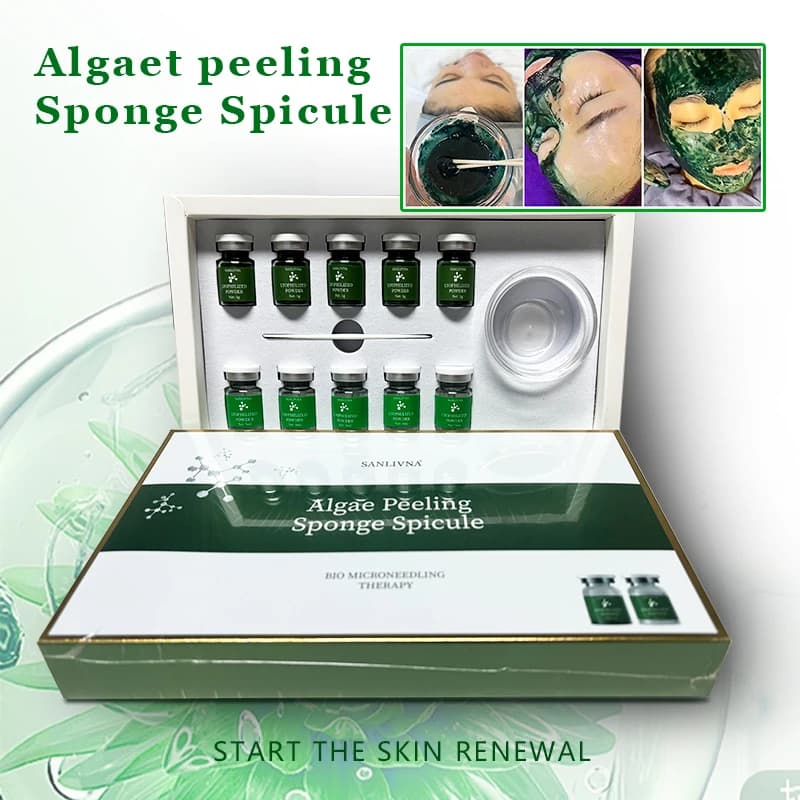 Poudre d'épluchage d'algues naturelles, masque Facial à faire soi-même, soins de la peau, réparation de l'acné, nettoyage des Pores, blanchiment, éclaircir