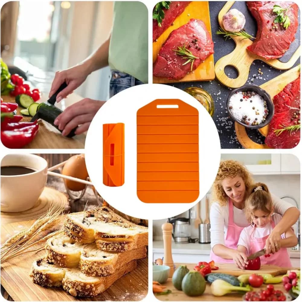 Planche à découper de cuisine, pliable double face, planche à découper d'extérieur - Convient pour la cuisine, la maison, le camping, le comptoir d'appartement