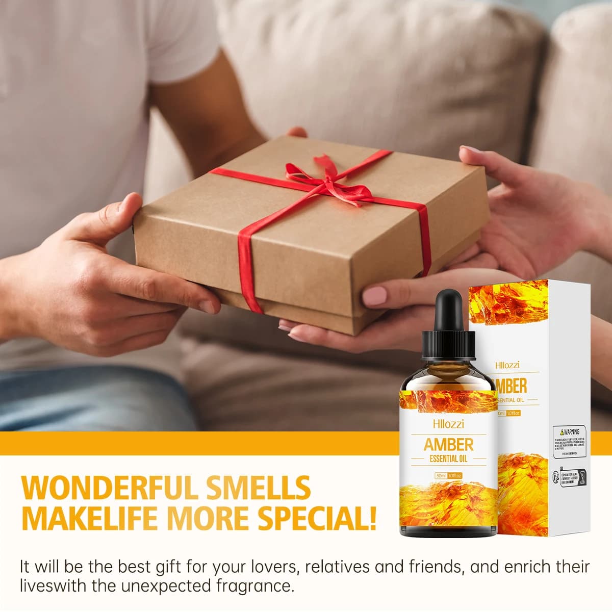L'huile essentielle d'ambre
