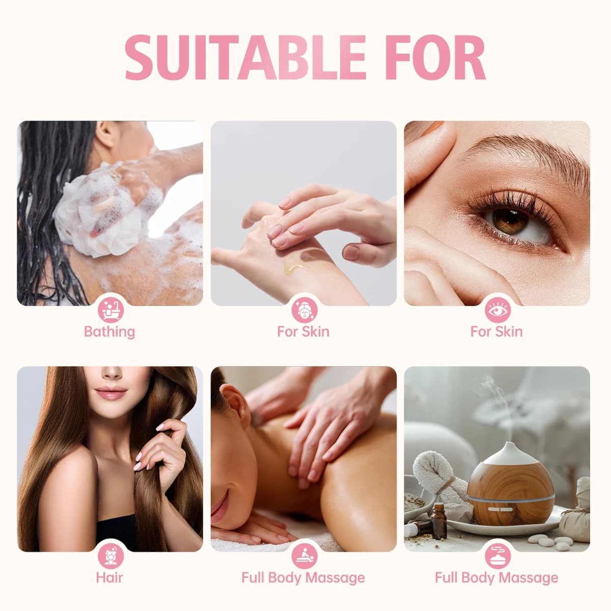 Huile essentielle Cottcn Candy, avec un arôme doux et agréable, fournit une hydratation longue durée, une hydrate sans être collante