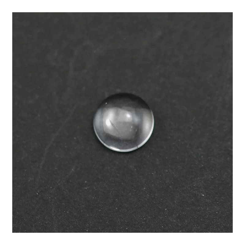 5 pièces de pierres rondes en cristal de roche de 4 à 16 mm, cabochons, pierres en vrac pour la fabrication de bijoux, anneaux, pendentifs, bricolage