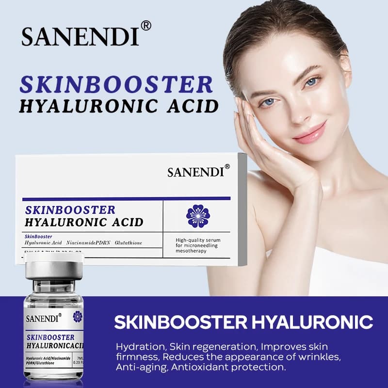 Sanendi peau BOOSTER acide hyaluronique Solution de problèmes de peau du visage hydratant hydratation Solution de protéines de soin de la peau coréenne