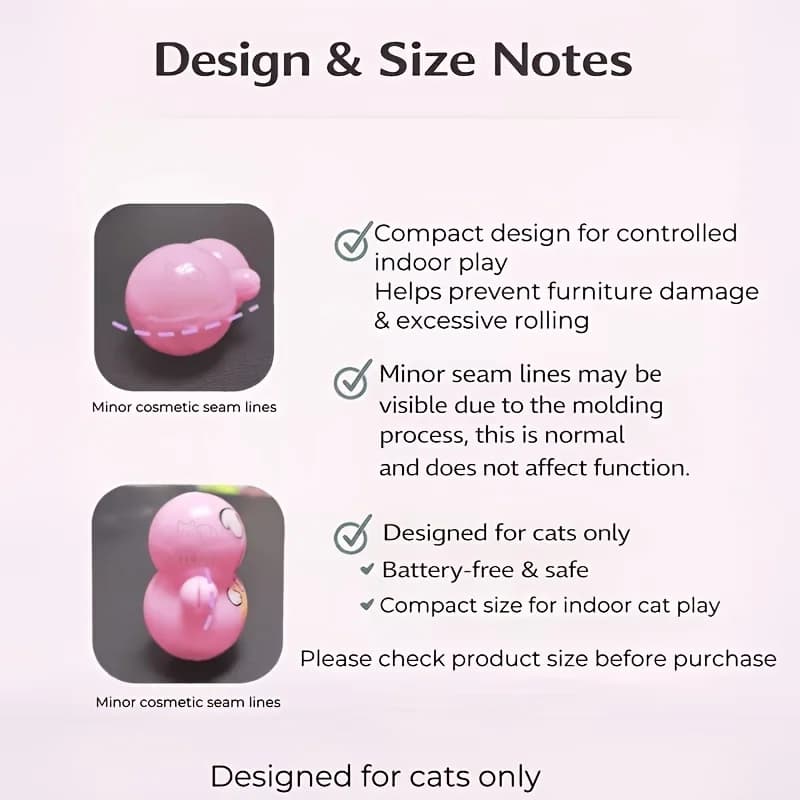 10 jouets roulants pour chat d'intérieur