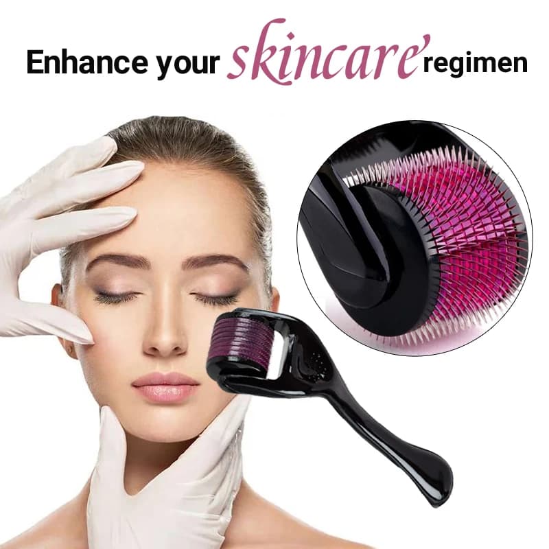 Micro aiguillage 540 rouleau Derma rouleau professionnel titane Dermaroller 0.2/0.25/0.3mm repousse des cheveux traitement de la croissance de la barbe