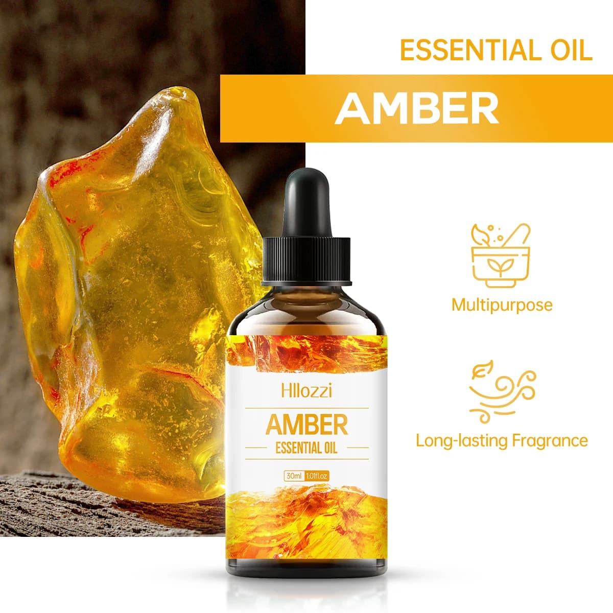 L'huile essentielle d'ambre