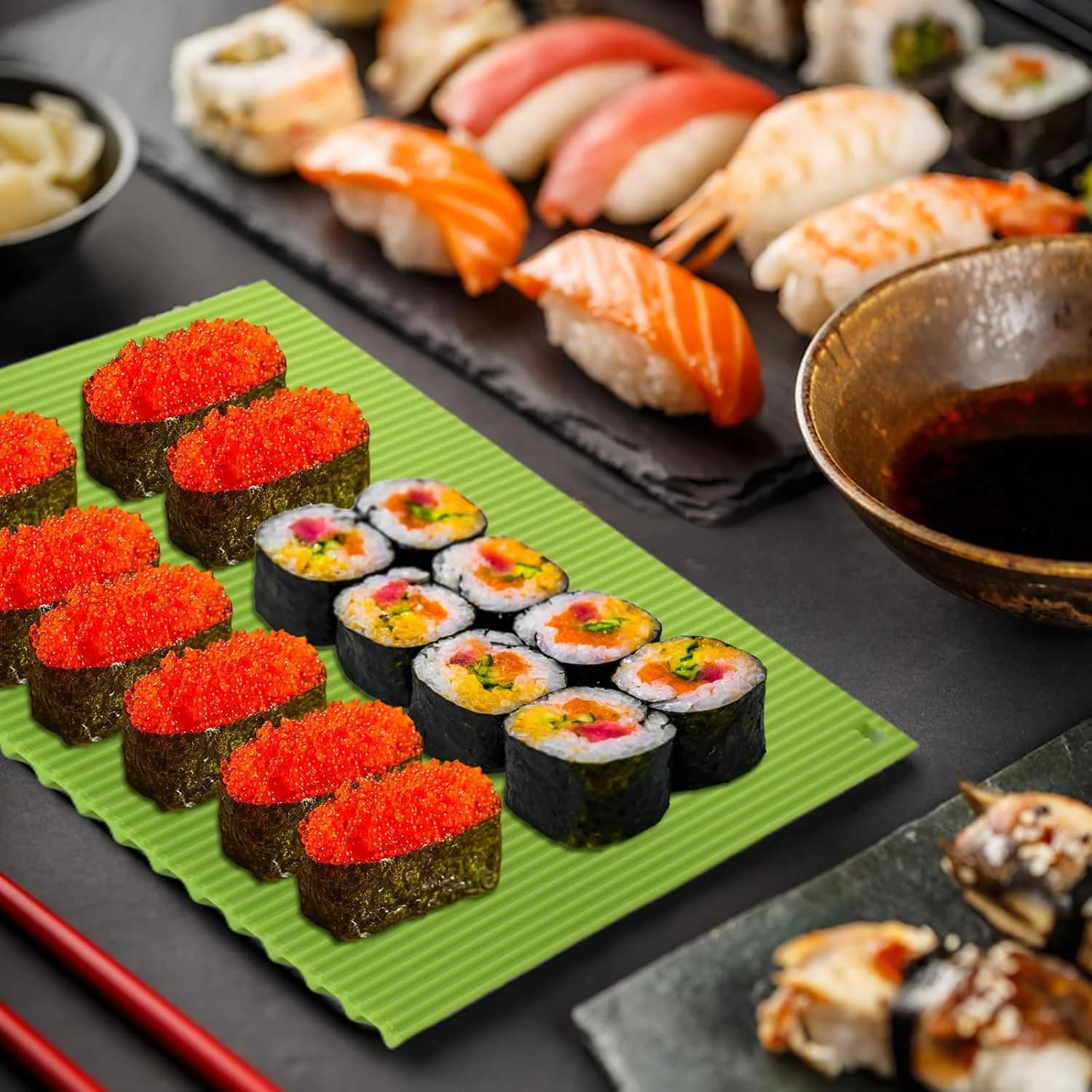 Tapis en silicone de haute qualité pour la préparation de sushis