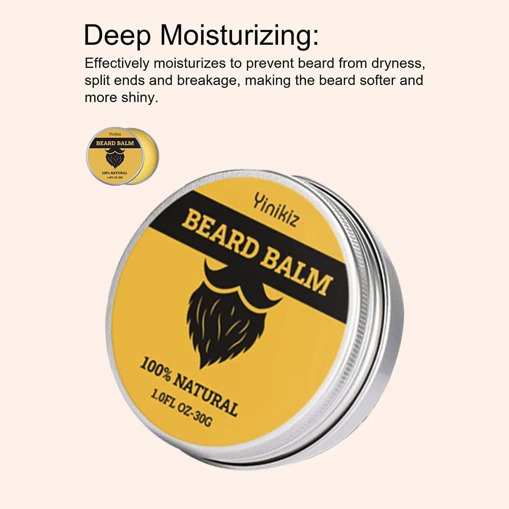 Baume à barbe revitalisant huile pour hommes soin