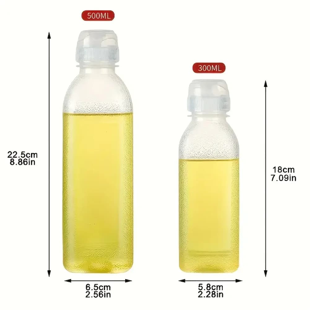 Bouteilles à huile 300/500 ml