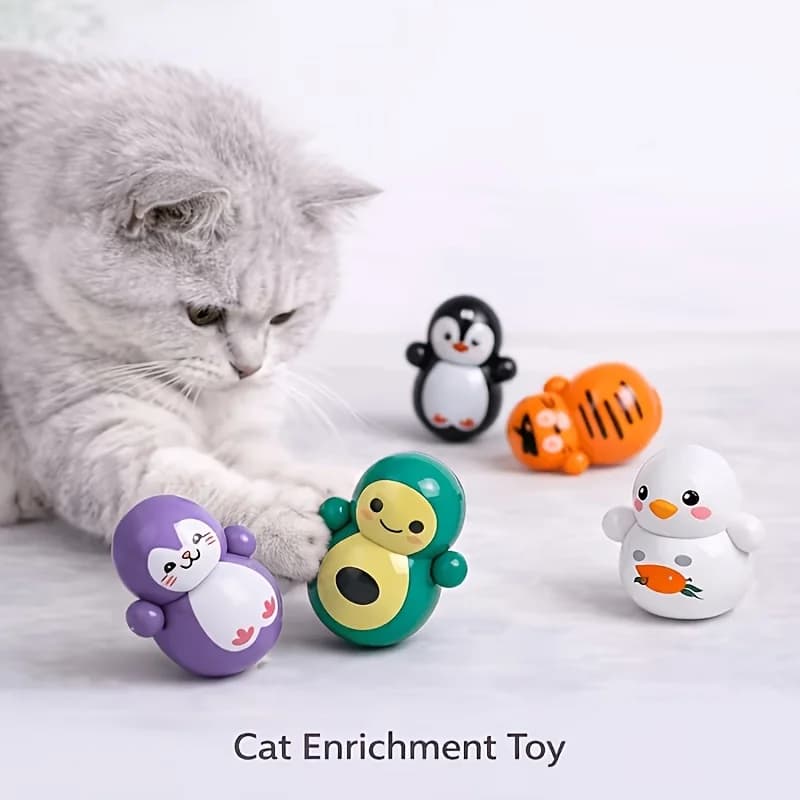 10 jouets roulants pour chat d'intérieur