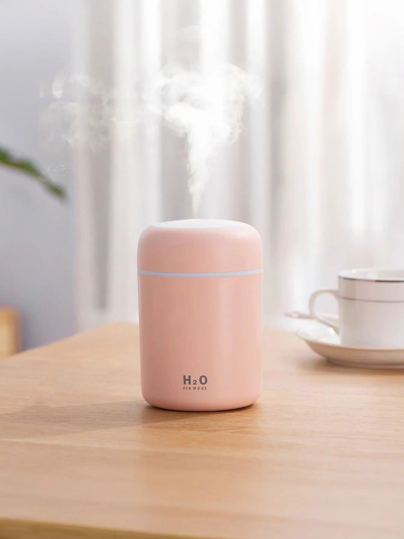 Diffuseur d'aromathérapie, humidificateur, purificateur d'air, voiture, usage domestique, huile essentielle d'aromathérapie légère de sept couleurs, 300ml