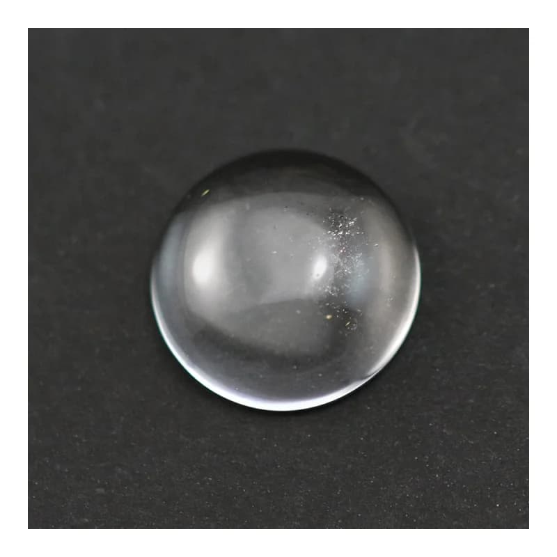 5 pièces de pierres rondes en cristal de roche de 4 à 16 mm, cabochons, pierres en vrac pour la fabrication de bijoux, anneaux, pendentifs, bricolage