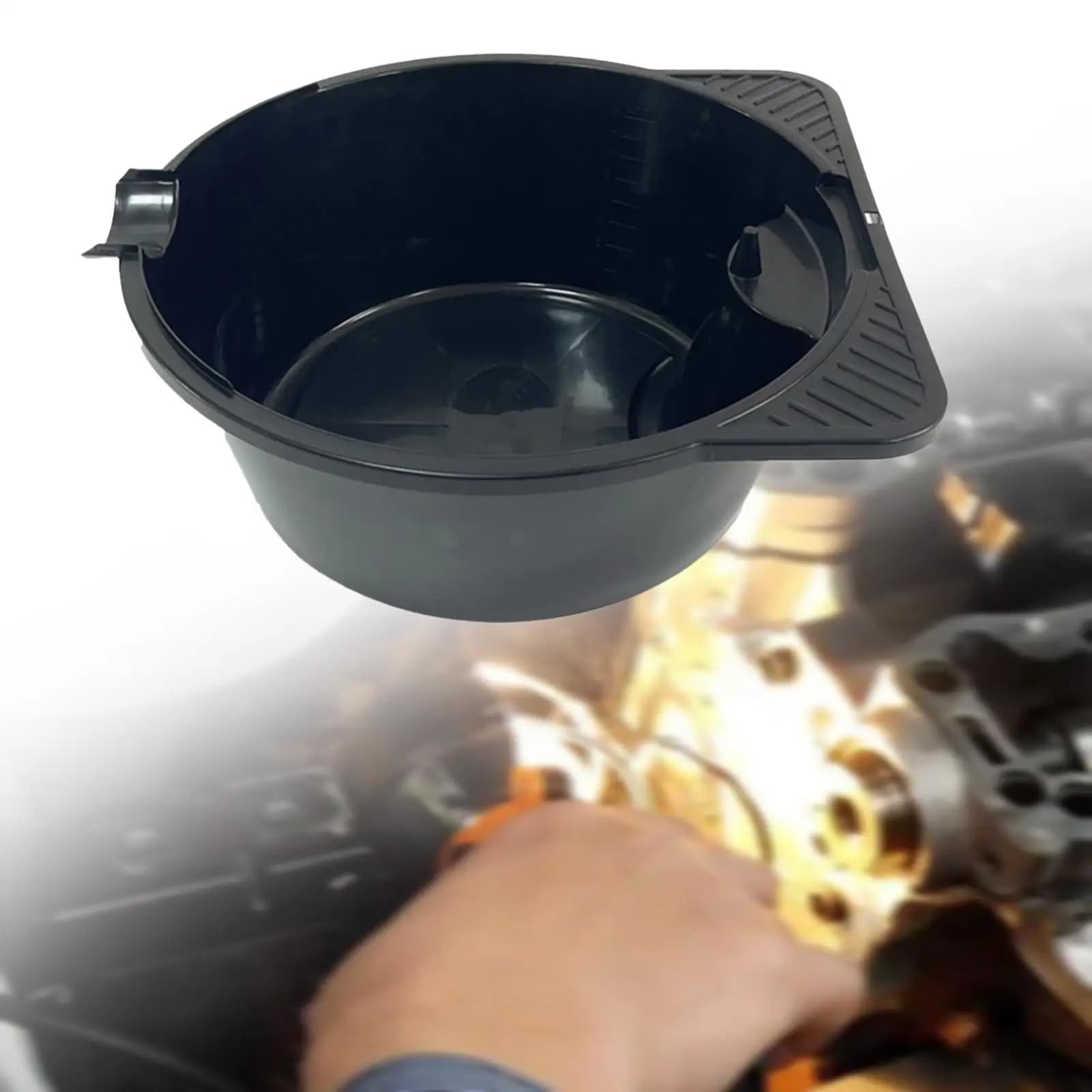Bassin de réception d'huile 6L-8L, récipient de vidange d'huile, Anti-fuite, Anti-éclaboussures, nettoyage facile, carter de vidange d'huile de voiture pour voitures, motos, Garage