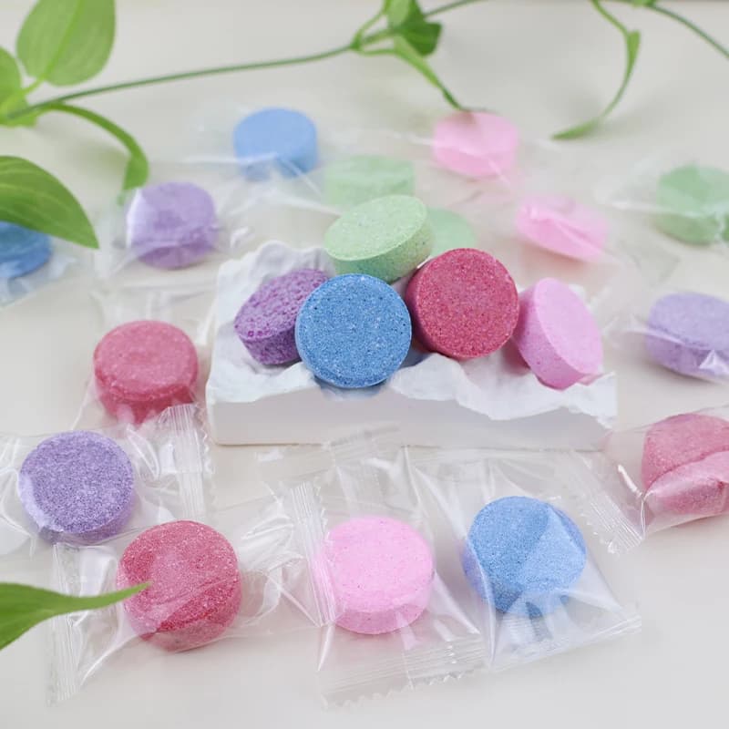 180/40 pièces bain de pieds instantané comprimés effervescents huile essentielle sel de bain spa soins des pieds exfoliant apaisant peau hydratant