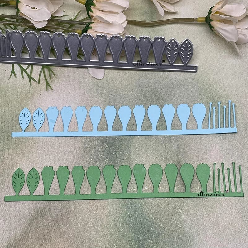 Matrices de découpe en métal lisse, rouleau de fleurs pour bricolage, cartes d'album en papier, artisanat décoratif, découpes de gaufrage