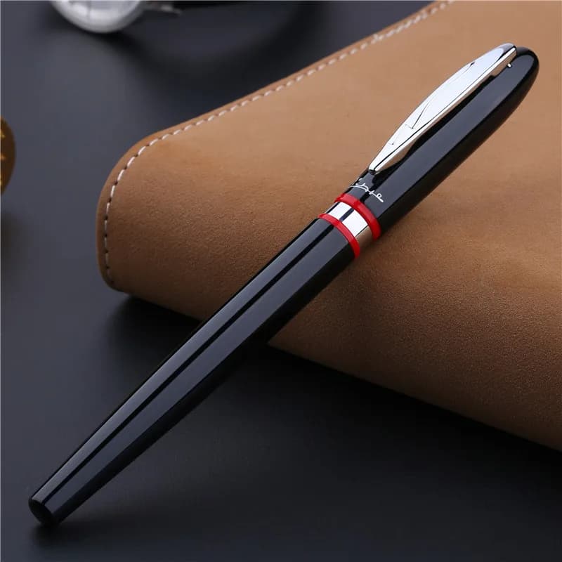 Pimio Montmartre stylo à bille de luxe à signature lisse avec recharge d'encre noire de 0,5 mm cadeau