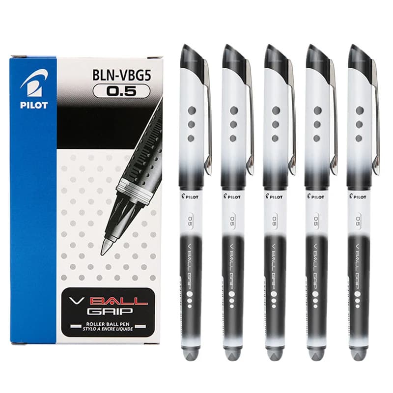 Stylo à bille pilote 0.5mm, stylo à bille, écriture lisse, noir, bleu, rouge, fournitures scolaires et de bureau, papeterie Papeleria BLN-VBG5