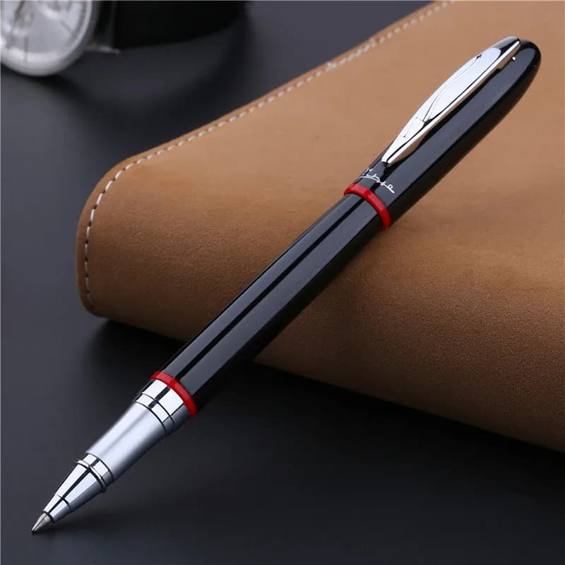 Pimio Montmartre stylo à bille de luxe à signature lisse avec recharge d'encre noire de 0,5 mm cadeau
