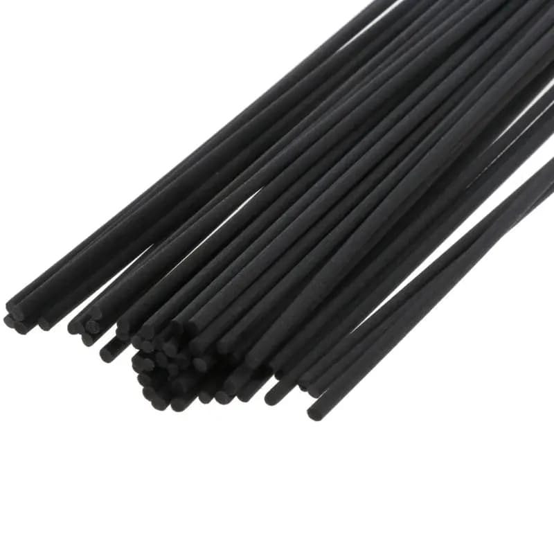 Bâtons de fibres de 30cm x 3mm, 50 pièces/ensemble, tiges d'aromathérapie volatiles pour diffuseur de parfum pour la maison, décoration de la maison