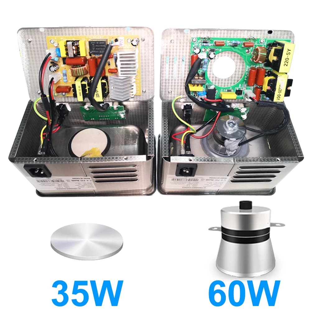 Nettoyeur ultrasonique numérique 60W, bain sonicateur 40KHz, Degas pour or, argent, bijoux, lunettes, collier de Jade, oxydes, rondelle d'huile de rouille