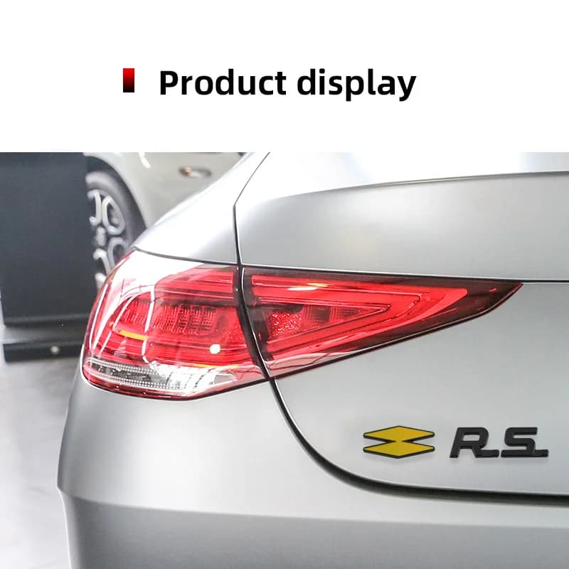 Autocollant de voiture avec Logo RS