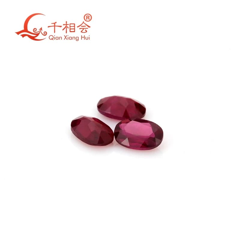 AdrenGem Charbon naturel, forme nar, document rouge, pierre précieuse pour bijoux de direction, 2x3mm