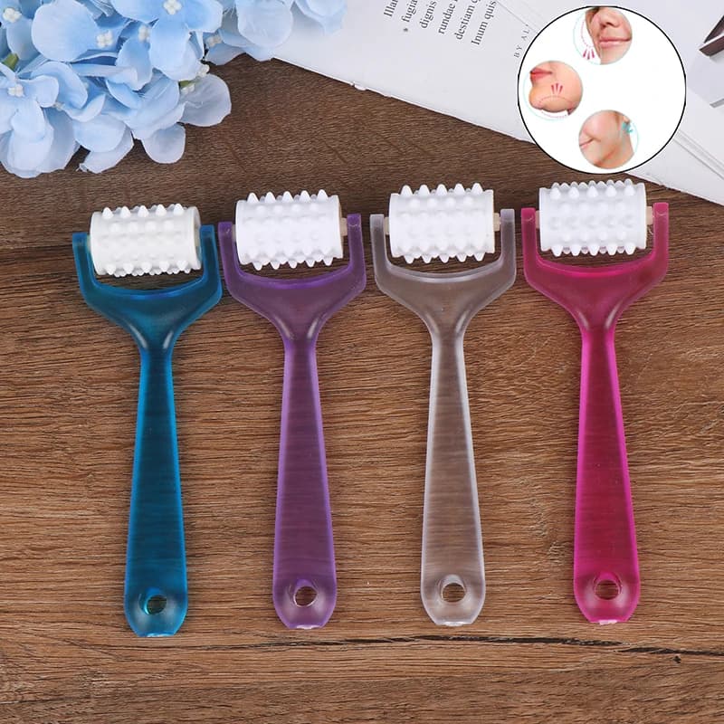 Rouleau de massage pour le visage, outil de Relaxation, modelage du visage, Mini, pour le corps, amincissant, outils de beauté, 4 couleurs