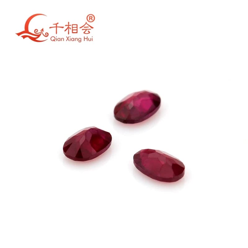 AdrenGem Charbon naturel, forme nar, document rouge, pierre précieuse pour bijoux de direction, 2x3mm