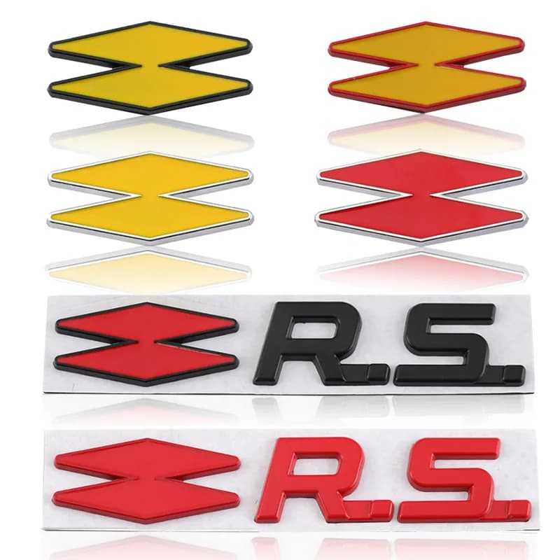 Autocollant de voiture avec Logo RS