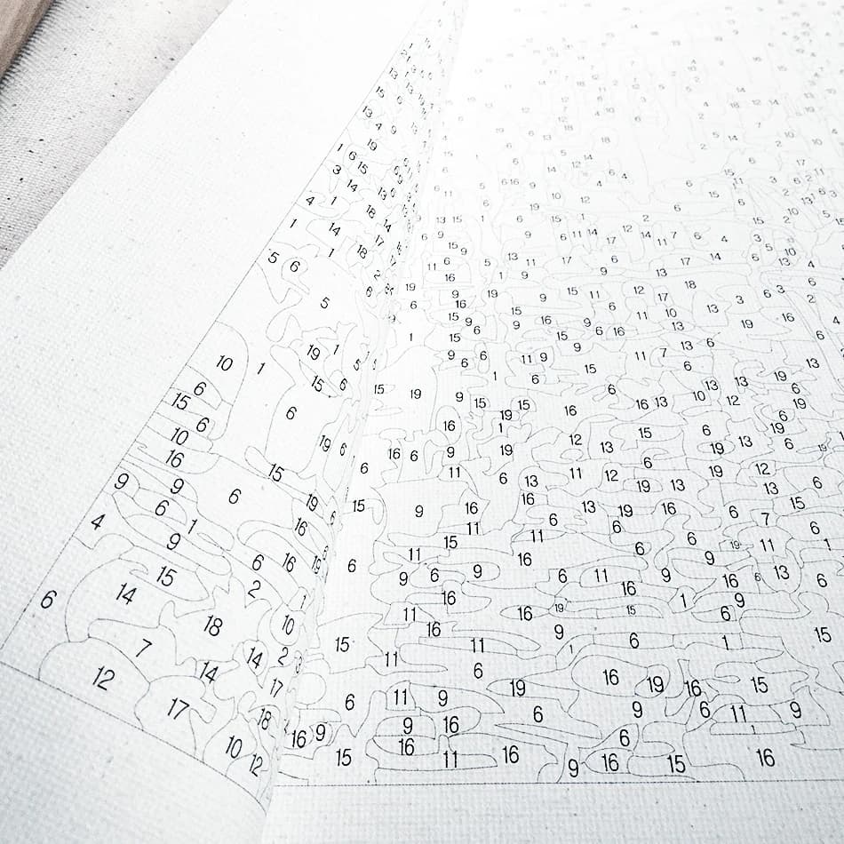 GATYZTORY Peinture à l'huile par numéros