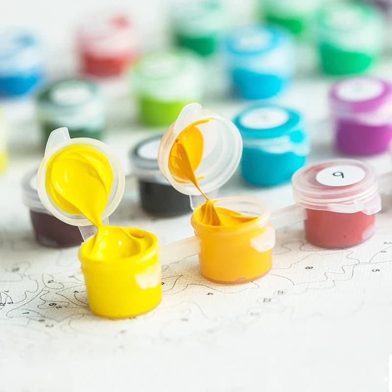 Peinture à l'huile par numéros fleur sur toile avec cadre, peintures de dessin faites à la main pour adultes, coloriage par numéros, décoration artistique