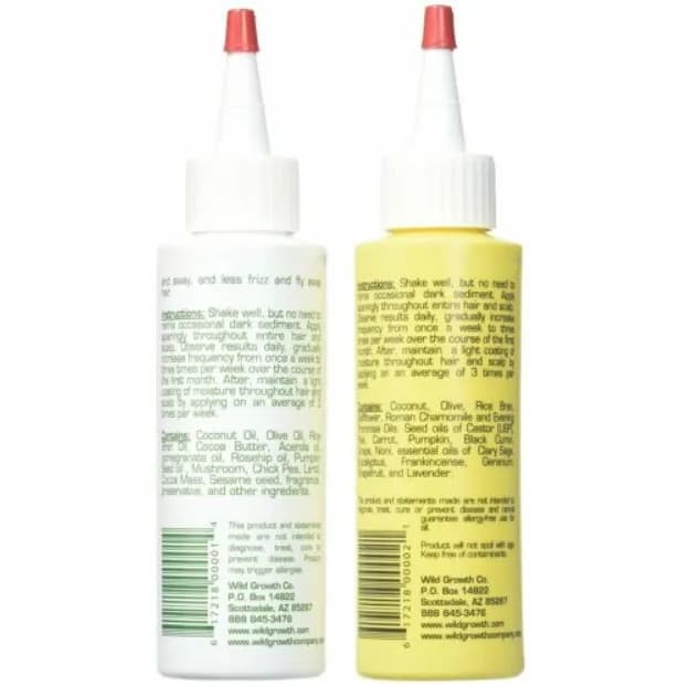 Huile pour cheveux sauvages originale, huile sauvage naturelle 4OZ
