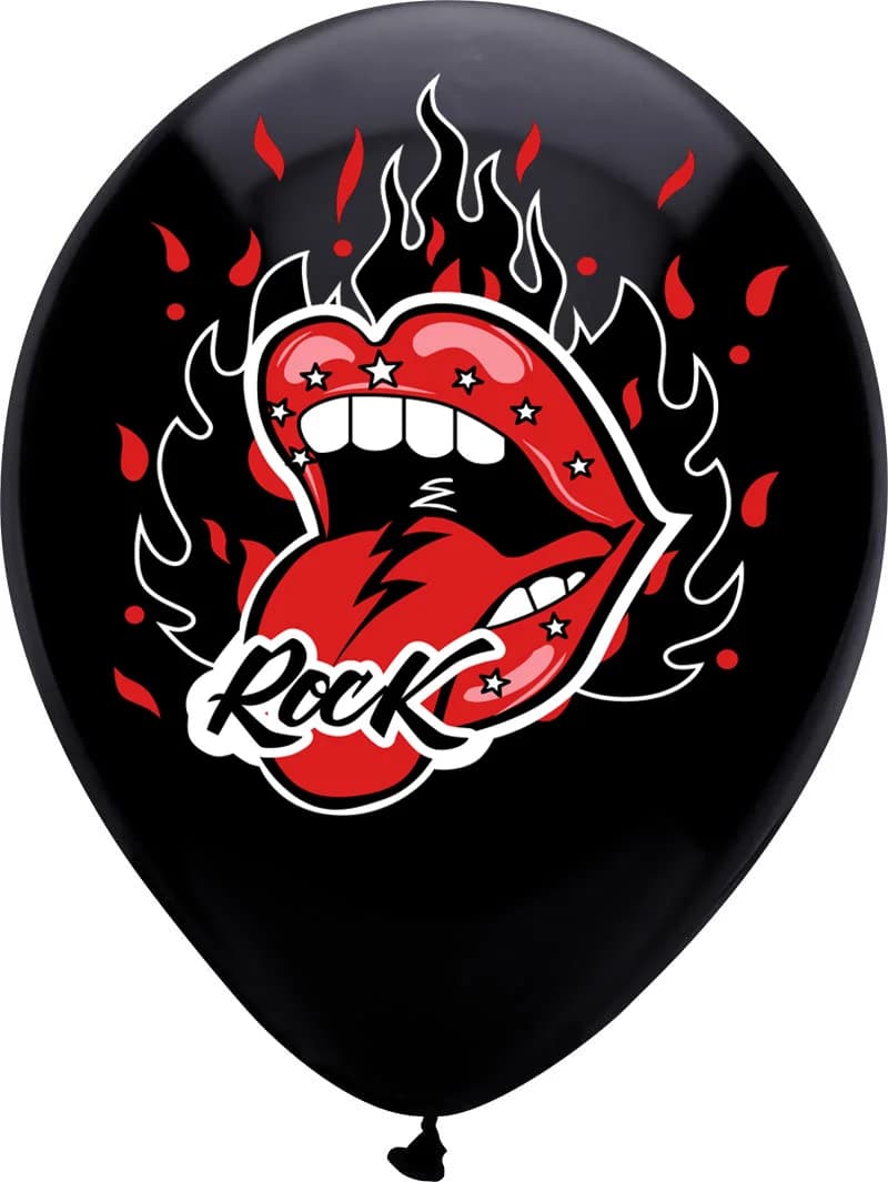 Ballons Rock and Roll en Latex