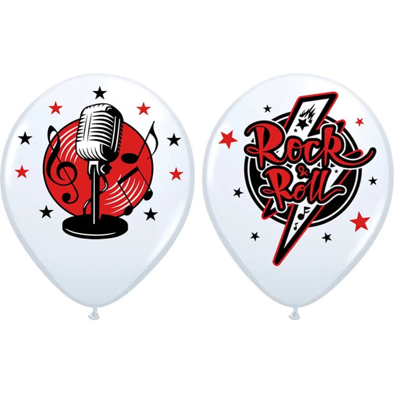 Ballons Rock and Roll en Latex