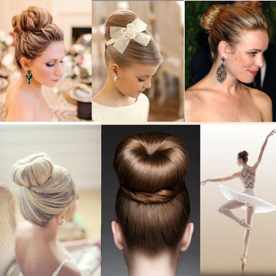 Rouleau pour cheveux, beignet, bigoudi, machine à chignon pour femmes élégantes, pinces à cheveux magiques, outil de coiffure