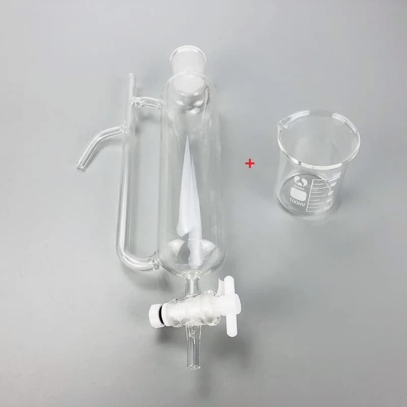 Extracteur d'huiles essentielles en verre, entonnoir séparateur de rosée pure, bouteille de tube séparateur huile-eau, collection 100ml, 250ml