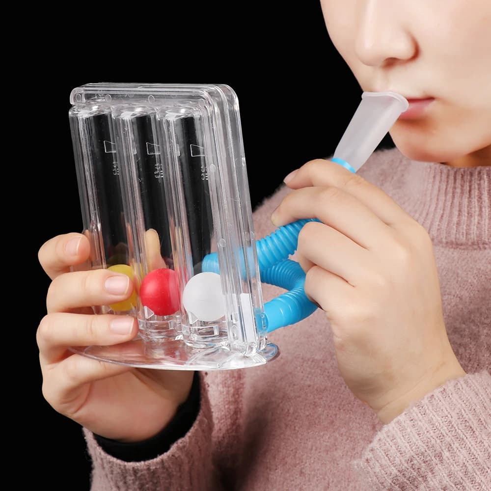 3IkBreathing Trainer, Amélioration de la fonction pulmonaire, Vaccination, Spirométrie iratoire, Exercice respiratoire, Système de mesure