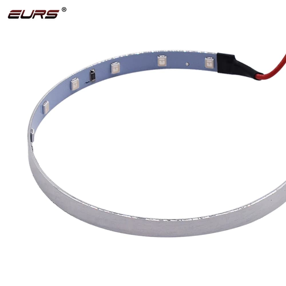 EURS LED diable yeux ange démon mauvais œil DRL LED Module phare projecteur lentille rénovation rouge bleu jaune blanc vert