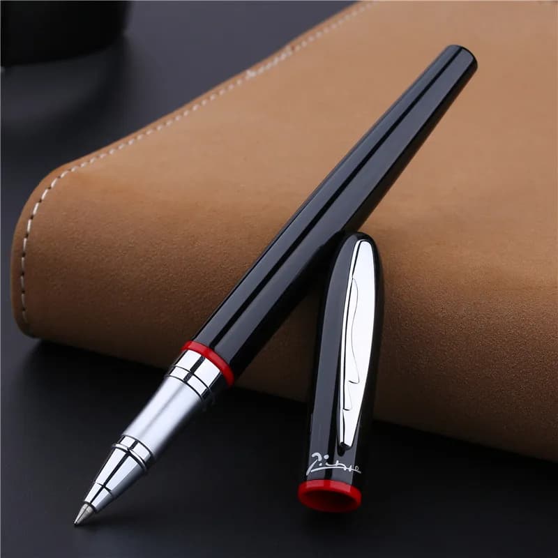 Pimio Montmartre stylo à bille de luxe à signature lisse avec recharge d'encre noire de 0,5 mm cadeau