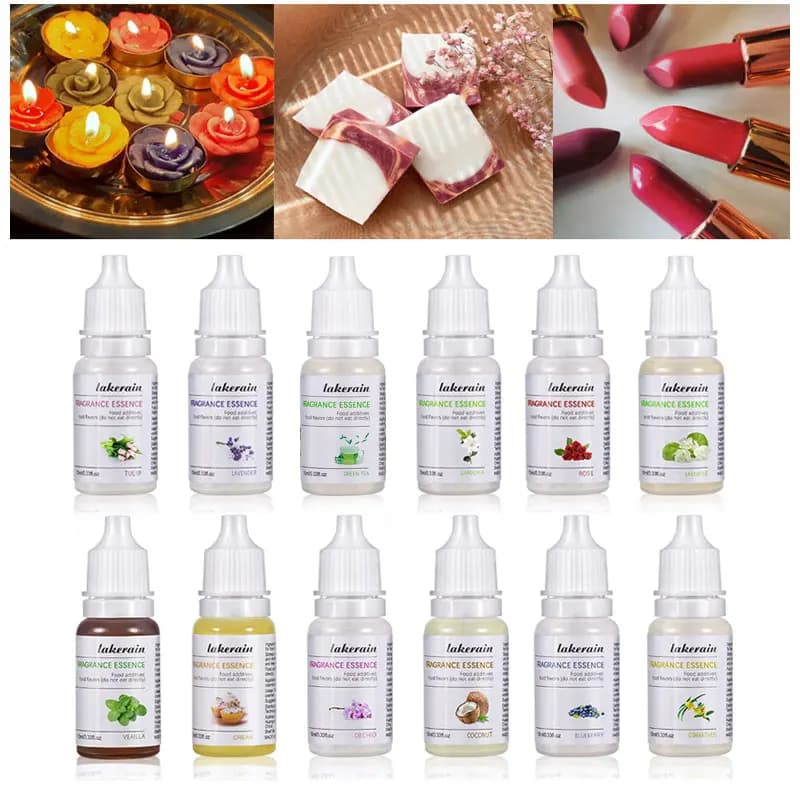 Huile d'Arôme Naturelle Longue Durée, sexuellement Essencei pour Jules Gloss, DIY Lipgloss, Base Gel Candle Regina Executive, 24 Pièces