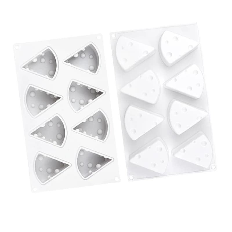 Moule de décoration de gâteau en Silicone, 8 moules à Mousse au fromage, pour la cuisson, Dessert, pâtisserie, crème glacée, outils de cuisine