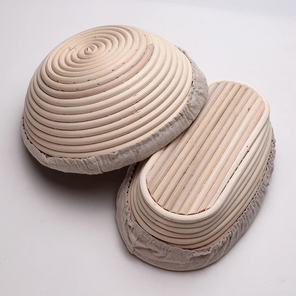 Panier de levage du pain, bols et doublures pour la levée de la pâte, accessoires parfaits pour la fabrication de pain au levain maison